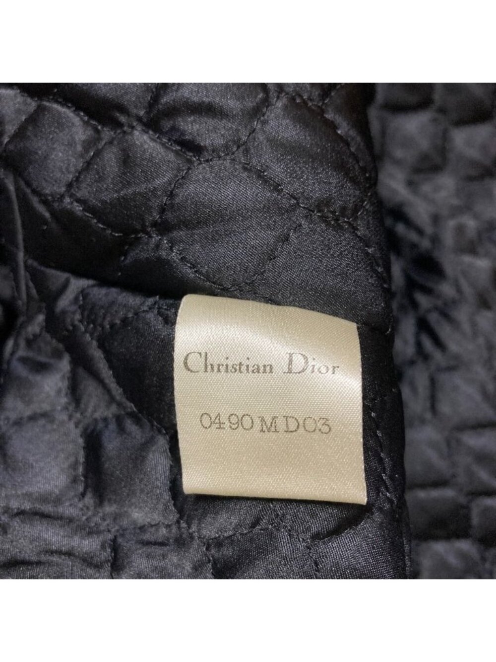 Dior Pret a Porter Lame Boa Coat 9 Black - Picture 6 of 7